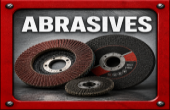 Industrial abrasives including cutting discs, sanding belts, and flap wheels supplied by Jones & Clark Ltd Burton-on-Trent